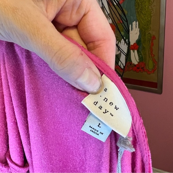 a new day Pants & Jumpsuits Pink Crushed Velvet Jumpsuit By A New